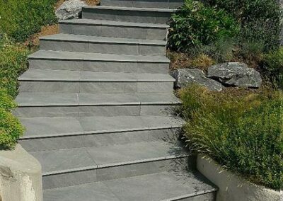 creation escalier grès céramique